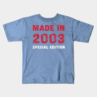 Made In 2003 - 20 Years of Happiness Kids T-Shirt